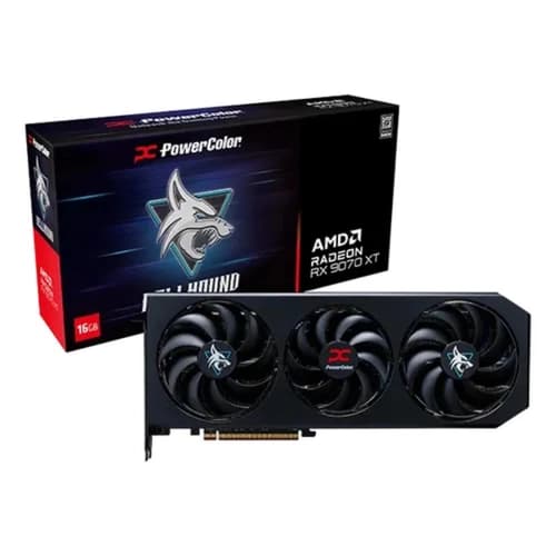 Placa Powercolor Hellhound AMD Radeon™ RX 9070 XT 16GB GDDR6