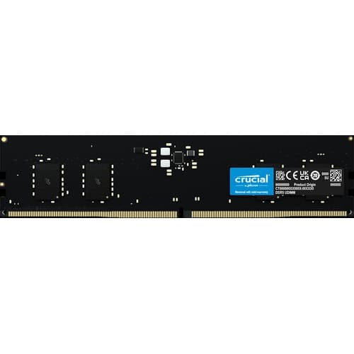 Memoria Crucial 8GB DDR5-5600 UDIMM CL46 (16Gbit)