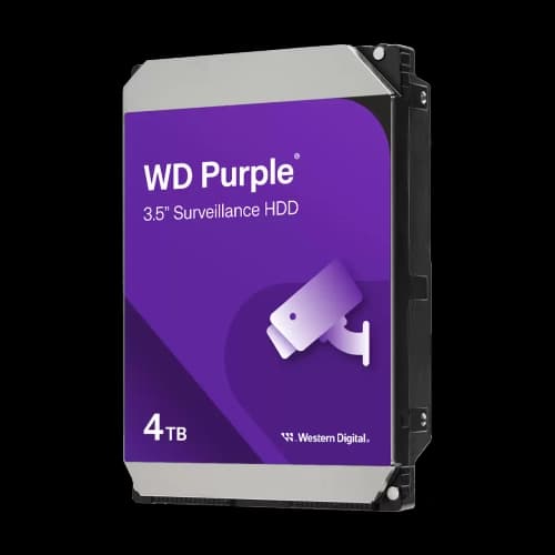 Disco Interno HDD WESTERN DIGITAL Purple 4TB 3.5"