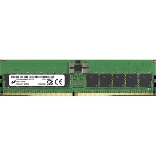 Memoria MICRON DDR5 RDIMM 32GB 1Rx4 5600 CL46 (16Gbit) (Single Pack)