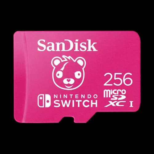 Tarjeta de Memoria Sandisk MicroSDXC 256GB UHS-I Card C10 U3 100Mb for Nintendo Switch Fortnite Edition