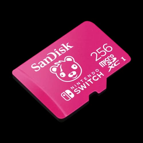 Tarjeta de Memoria Sandisk MicroSDXC 256GB UHS-I Card C10 U3 100Mb for Nintendo Switch Fortnite Edition