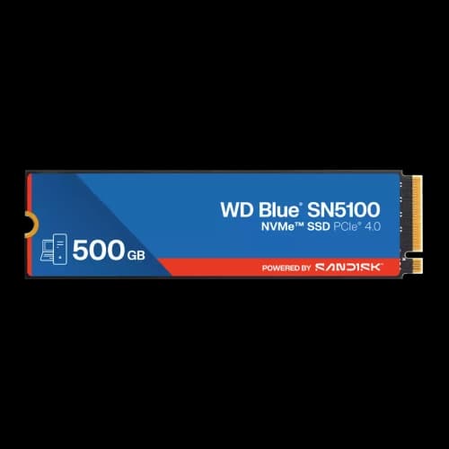 Disco SSD WD 500GB Bue SN5100 NVMe M.2 2280 6600Mb/s