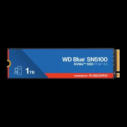 Disco SSD WD 1TB Bue SN5100 NVMe M.2 2280 7100Mb/s