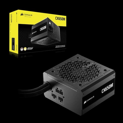 Fuente CORSAIR CX-M Series CX650M 3.1 Cybenetics Bronze Semi-Modular