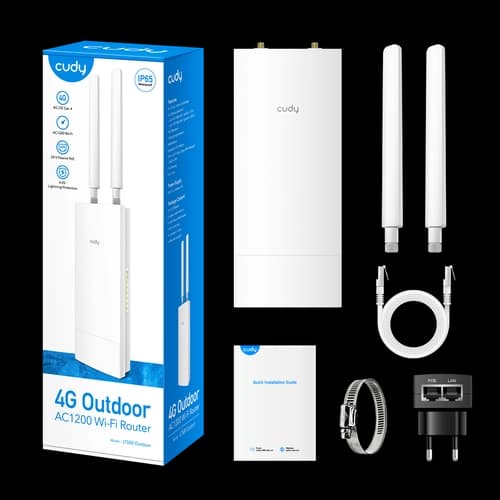 Extensor Cudy LT500 4G LTE cat4 Exterior