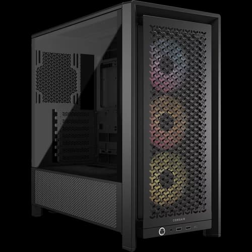 Gabinete CORSAIR semitorre modular FRAME 4000D RS ARGB Negro