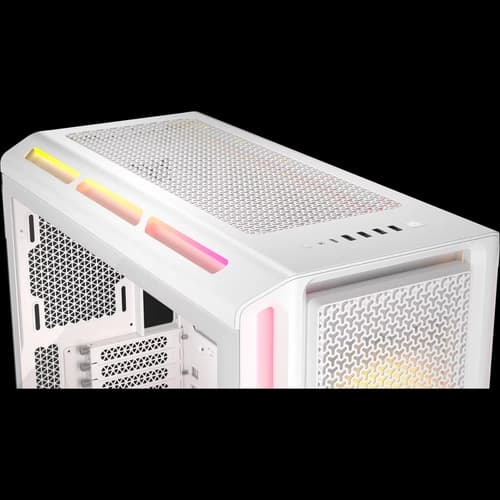 Gabinete CORSAIR semitorre iCUE LINK 5000T LX RGB blanco