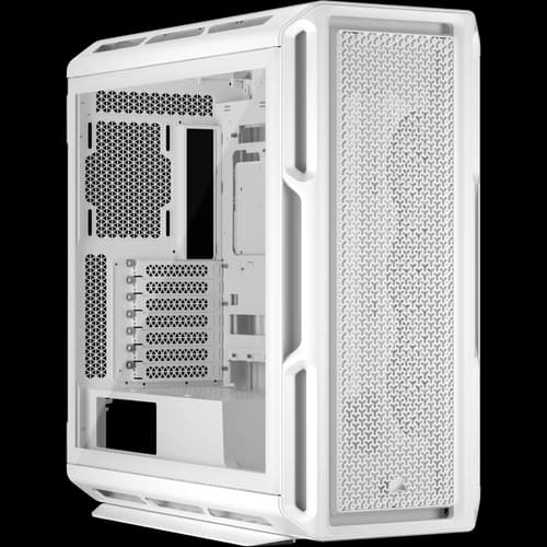 Gabinete CORSAIR semitorre de alto rendimiento 5000T blanco