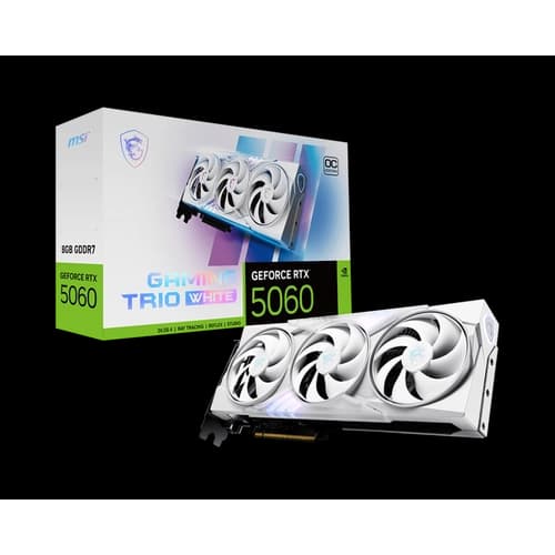 Placa de Video MSI Geforce RTX 5060 8G GAMING TRIO OC WHITE