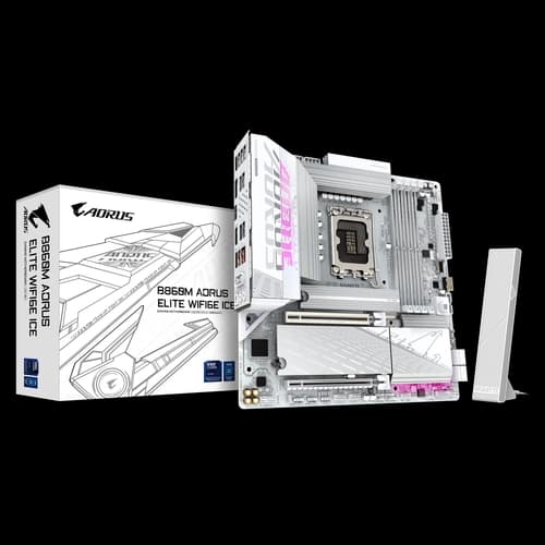 Motherboard (1851) GIGABYTE B860M AORUS ELITE WIFI6E ICE