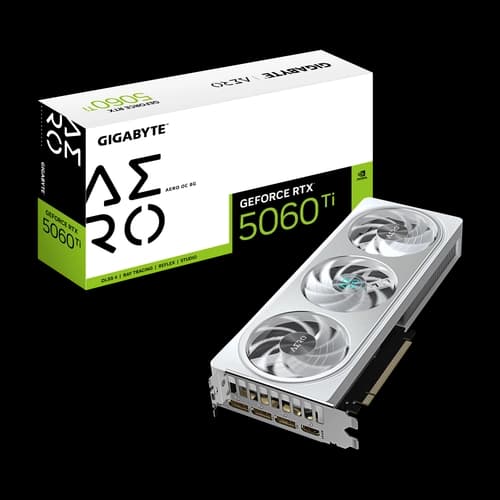 Placa de Video GIGABYTE GeForce RTX 5060 Ti AERO OC 8G