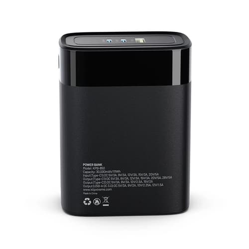 Power Klip Xtreme , 30000 mAh, Laptos; celus, Tabl