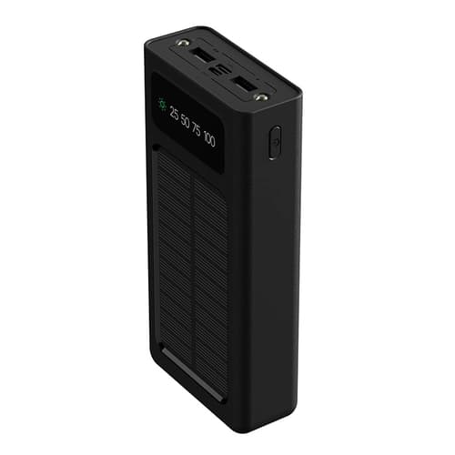 Power Xtech,20000 mAh,Panel solar, 6 salidas