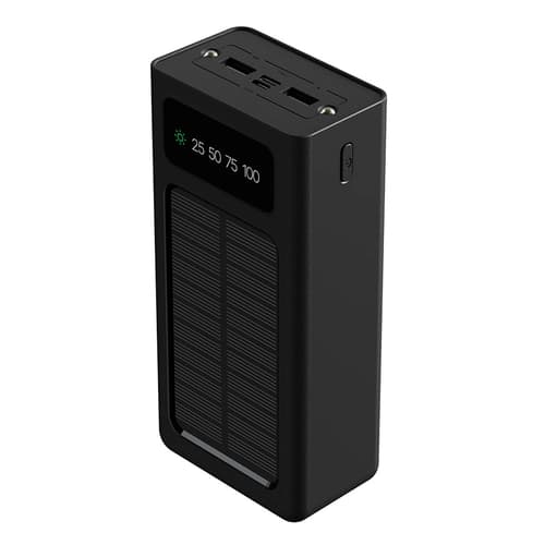 Power Xtech,30000 mAh,Panel solar, 6 salidas