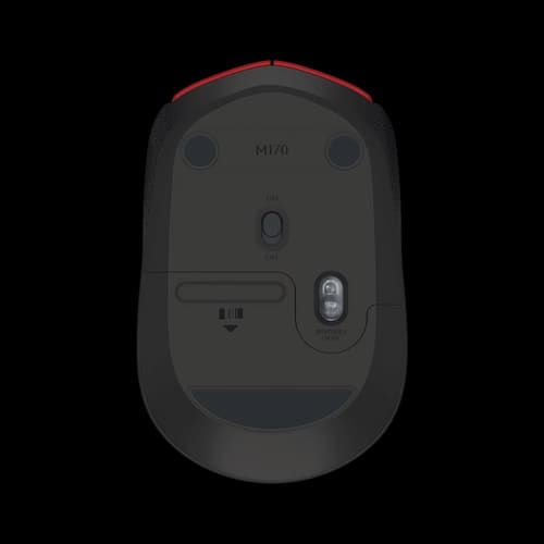 Mouse Inalámbrico LOGITECH M170 Rojo