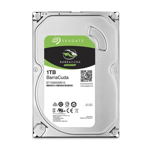 Disco Interno HDD SEAGATE Barracuda 1TB 3.5" SATA 3.0 7200rpm