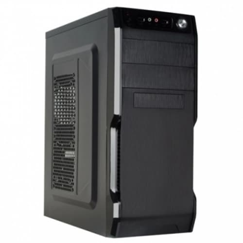 Gabinete CROMAX 2801 Kit T M Negro Mid Tower C/Fuente 600W Standard