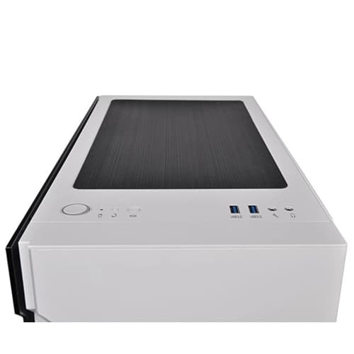 Gabinete THERMALTAKE H200 TG Snow Blanco Mid Tower RGB S/Fuente