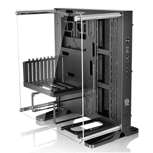 Gabinete Core P3 TG Negro C/ TtGaming Riser Cable