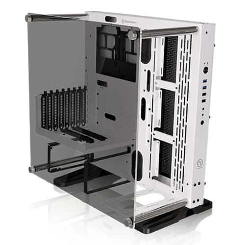 Gabinete Core P3 TG Blanco C/ TtGaming Riser Cable