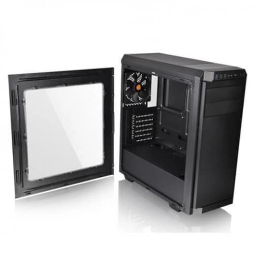 Gabinete THERMALTAKE V100 C/ventana Negro Mid Tower S/Fuente