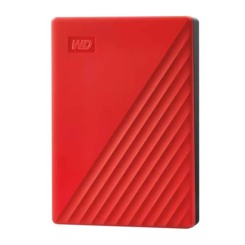 Disco duro portatil WD My Passport 4TB USB 3.2 Rojo