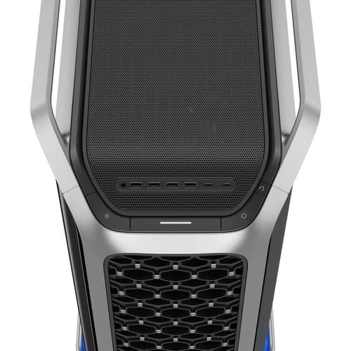 Gabinete Cooler Master Cosmos Alpha Full Tower 3 Fans Tempered Glass Silver s/Fuente