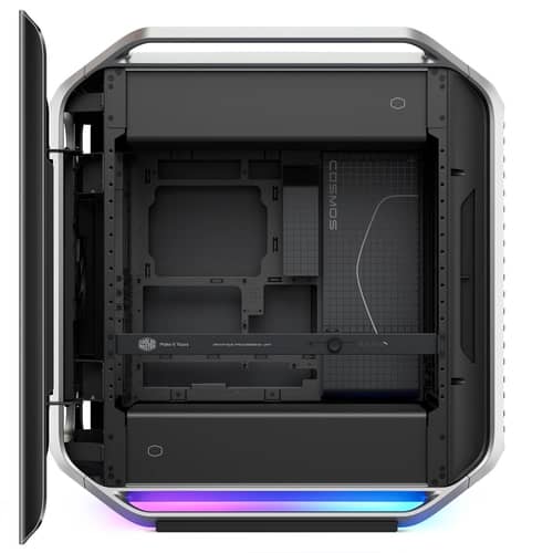 Gabinete Cooler Master Cosmos Alpha Full Tower 3 Fans Tempered Glass Silver s/Fuente