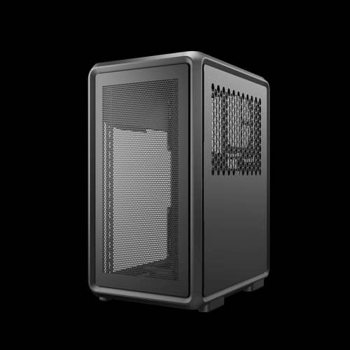 Gabinete Cooler Master MasterFrame 400 Mid Tower Tempered Glass Black s/Fuente