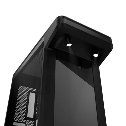 Gabinete Cooler Master MasterFrame 360 Stage LCD Mid Tower Tempered Glass Black s/Fuente