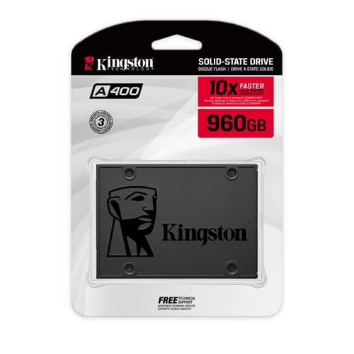 Disco Interno SSD KINGSTON A400 960GB 2.5" SATA 3.0 500MB/s